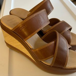 Sperry Brown Wedge